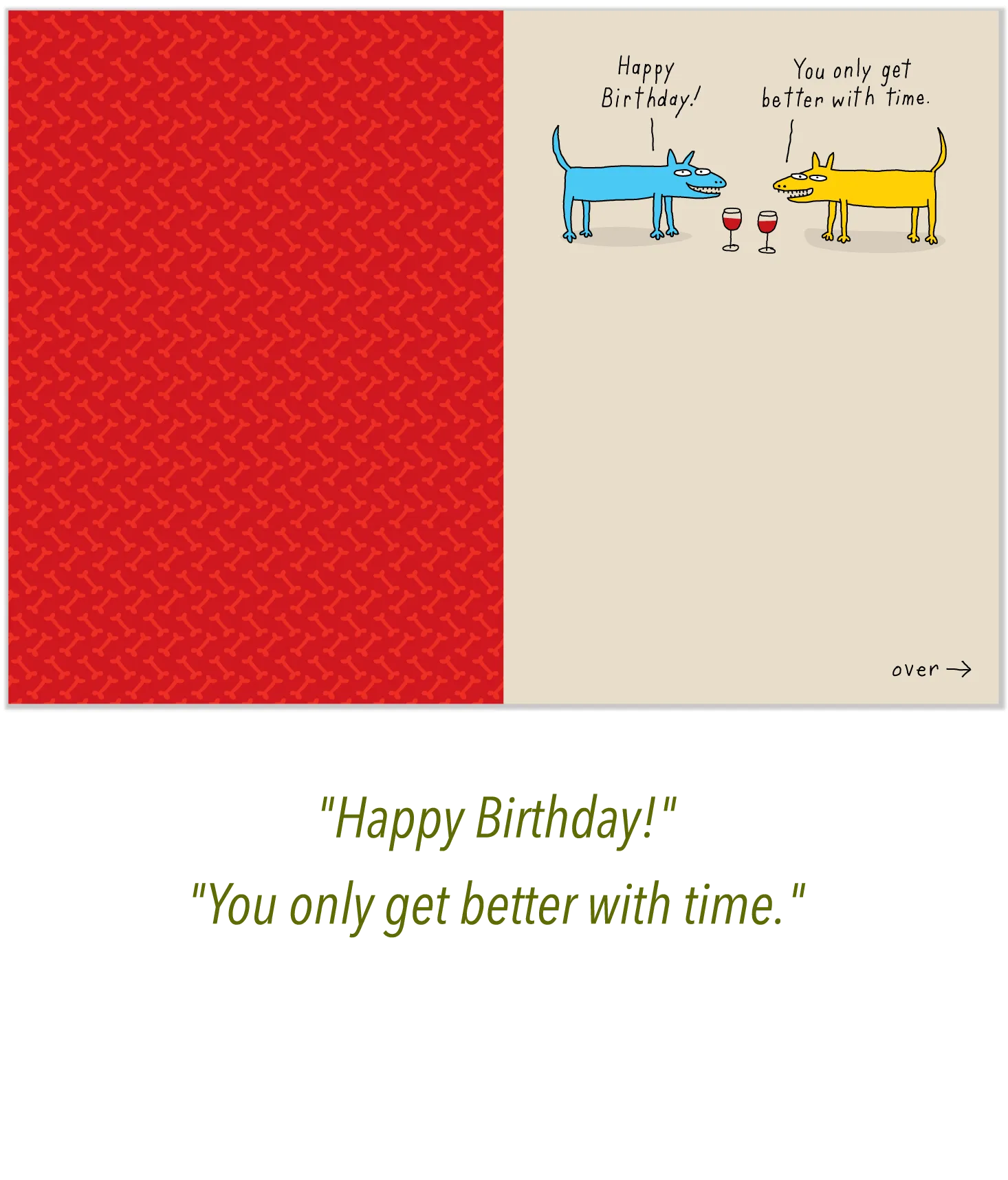 471 Birthday Wine (Birthday Card)