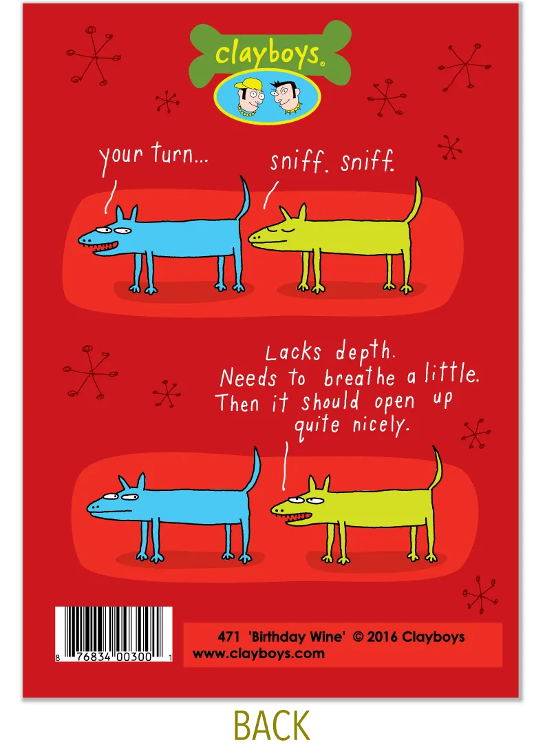 471 Birthday Wine (Birthday Card)