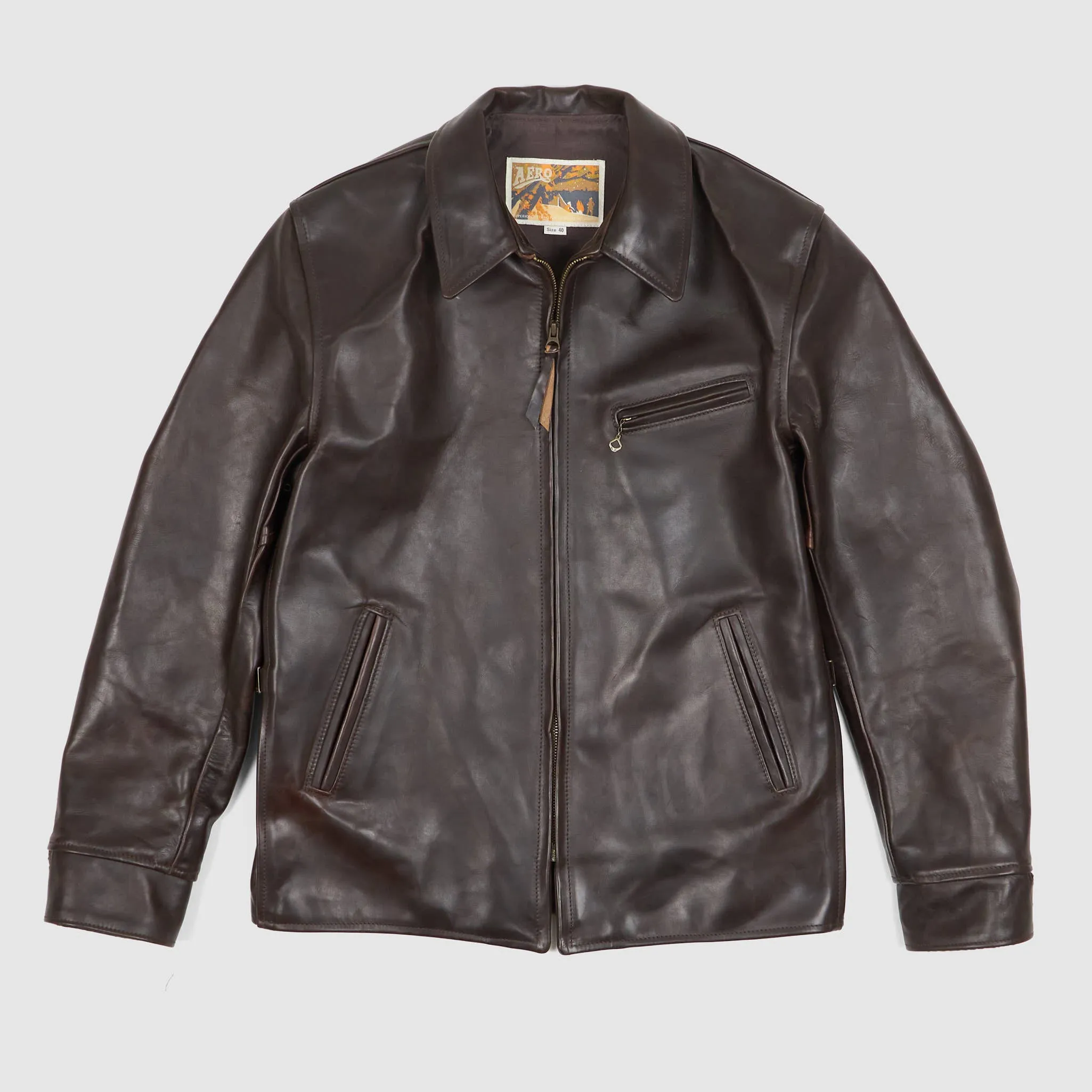 Aero Leathers Plainsman 30's Leather Jacket