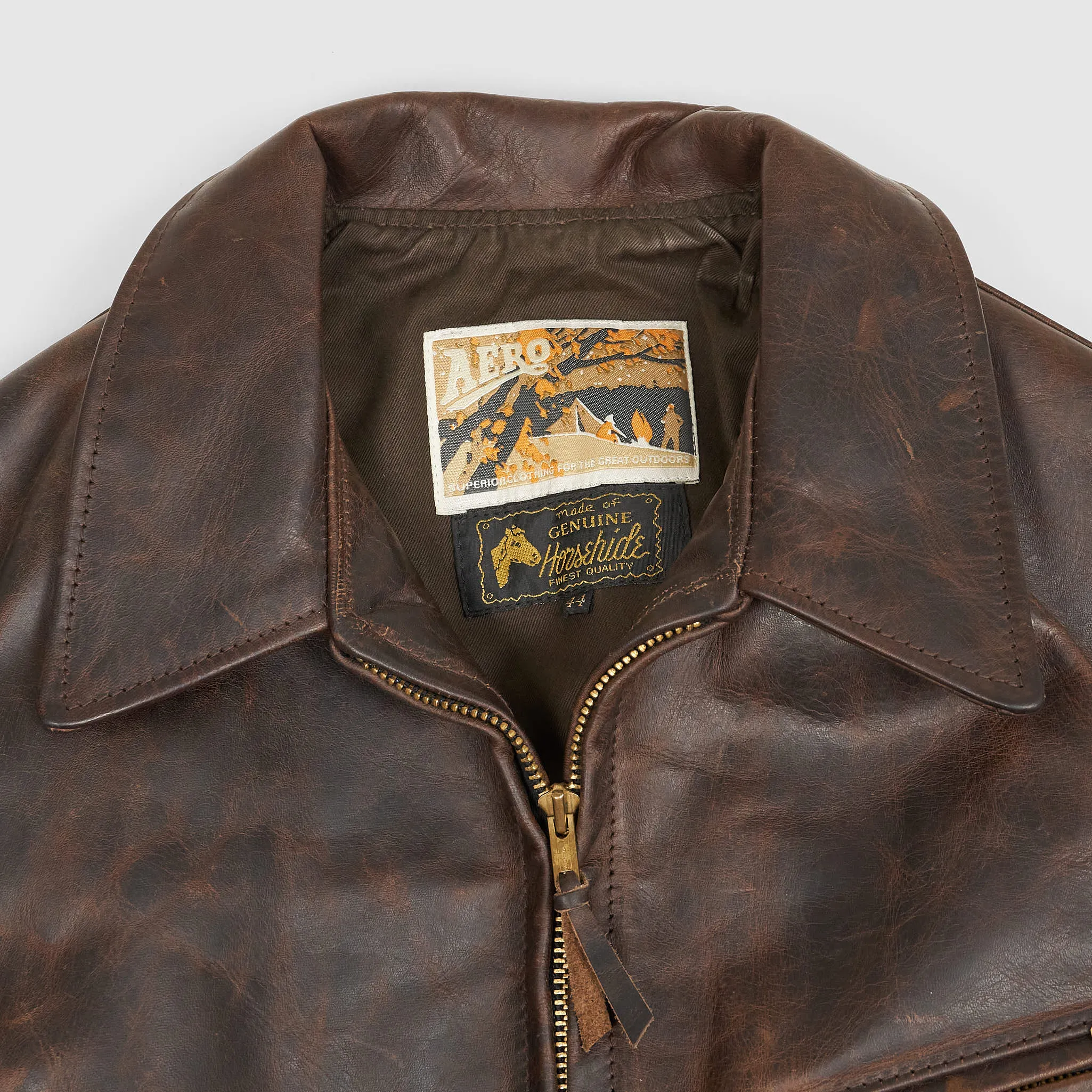 Aero Leathers Plainsman 30's Leather Jacket