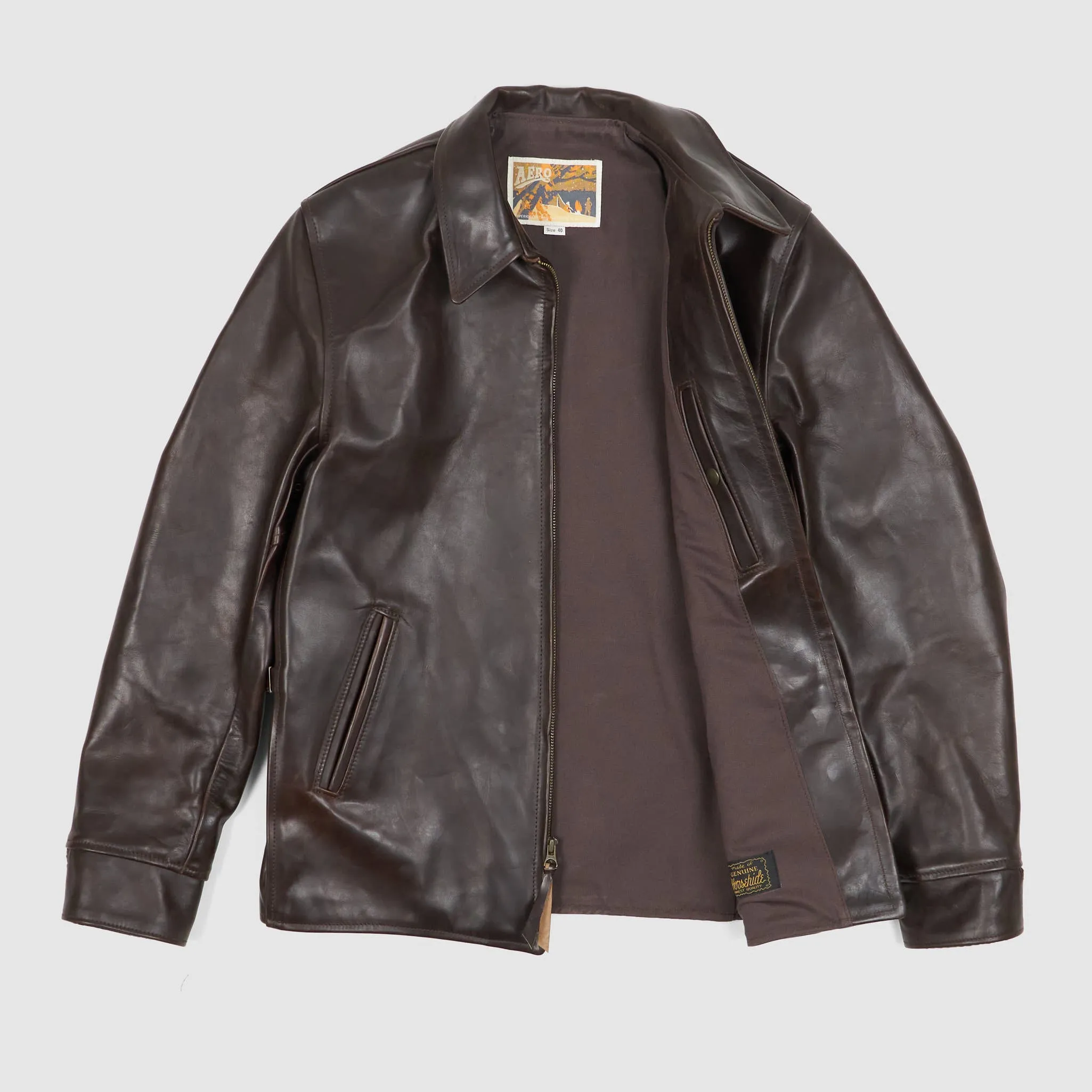 Aero Leathers Plainsman 30's Leather Jacket
