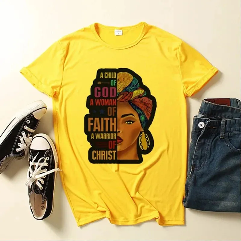 African Black Girl Tee – Personalized Women's T-Shirt