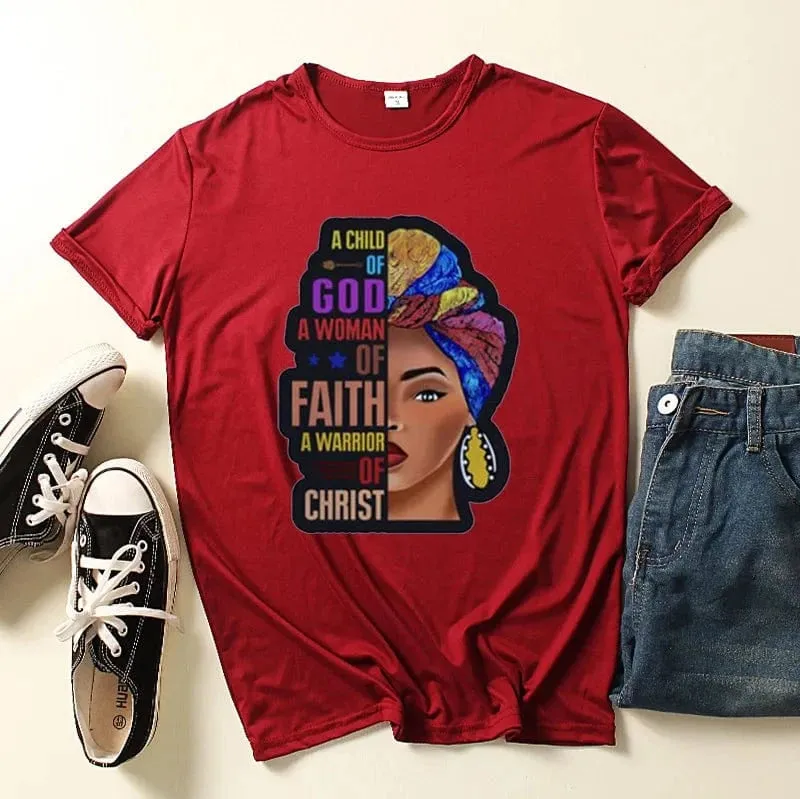 African Black Girl Tee – Personalized Women's T-Shirt