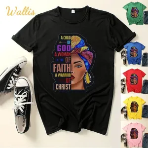 African Black Girl Tee – Personalized Women's T-Shirt