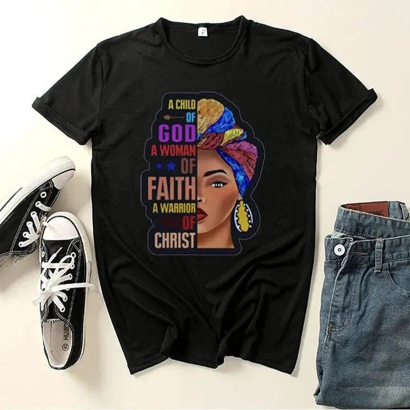 African Black Girl Tee – Personalized Women's T-Shirt