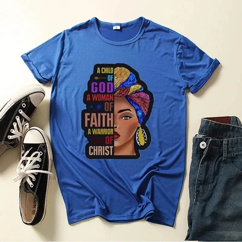 African Black Girl Tee – Personalized Women's T-Shirt