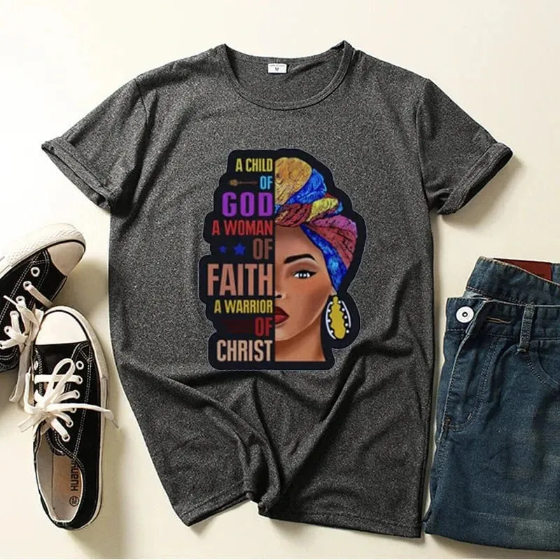 African Black Girl Tee – Personalized Women's T-Shirt