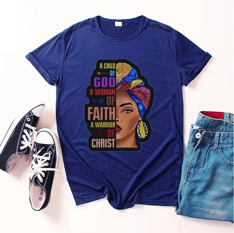 African Black Girl Tee – Personalized Women's T-Shirt