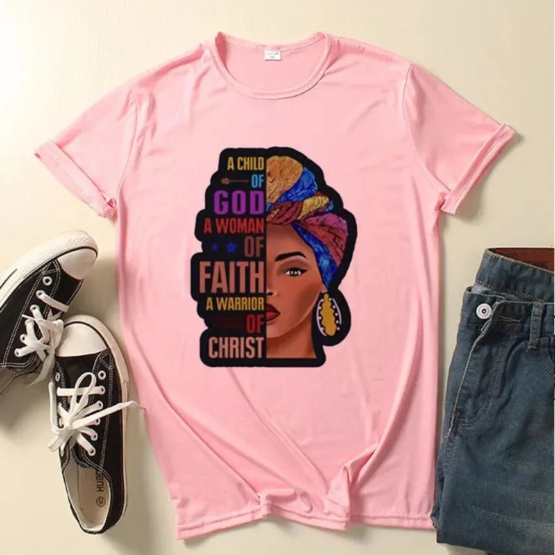 African Black Girl Tee – Personalized Women's T-Shirt