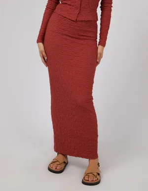 Aggy Skirt Rust