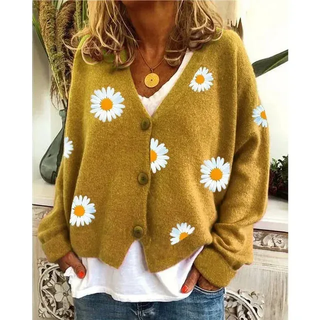 Althea | Casual Floral Crochet Cardigan