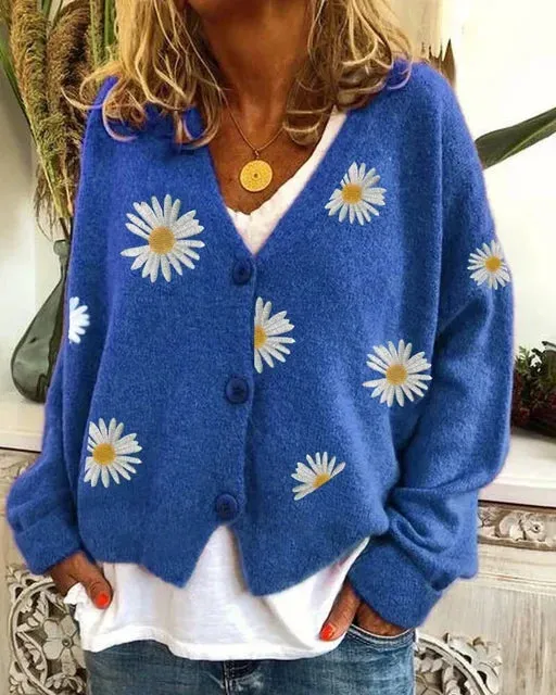 Althea | Casual Floral Crochet Cardigan