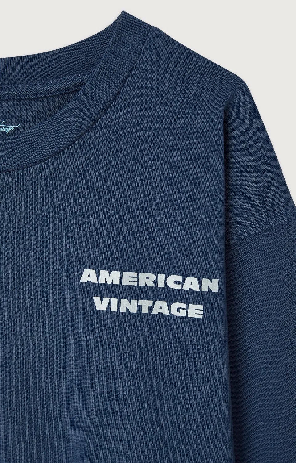 American Vintage Kids Vintage Blue Fizvalley T-Shirt
