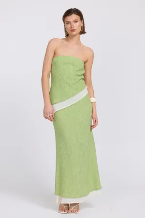 APERITIVO SKIRT - PISTACHIO/CREAM