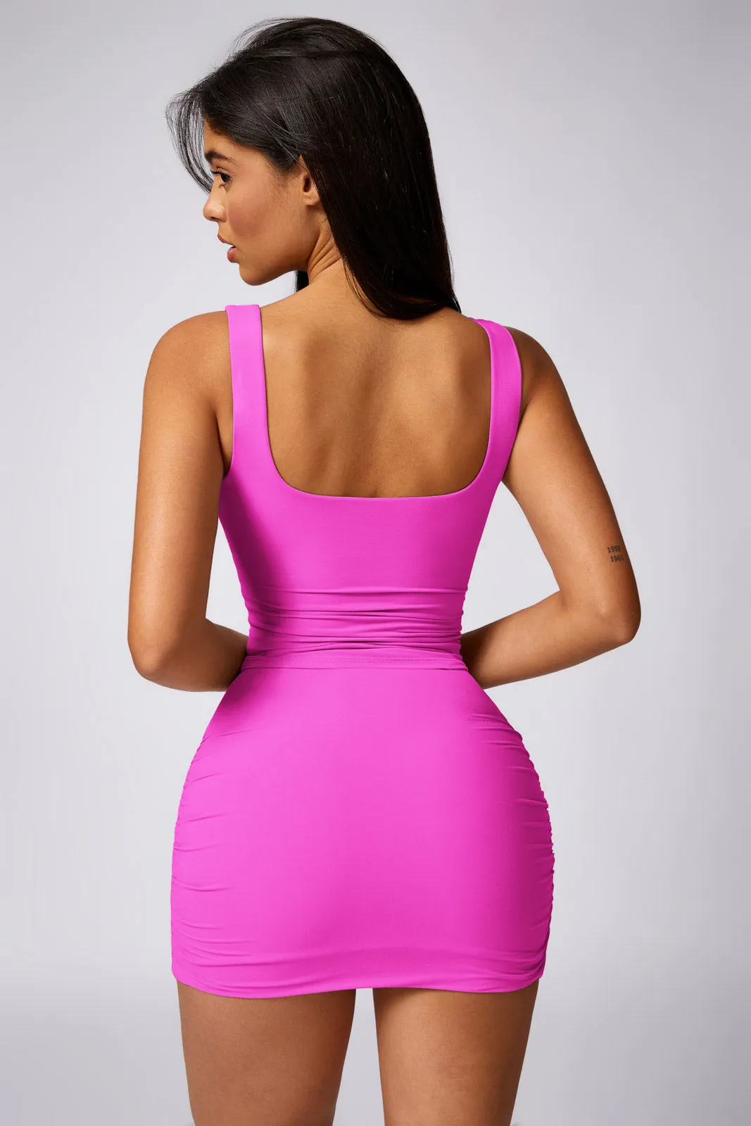 Arabella Mini Skirt - Magenta