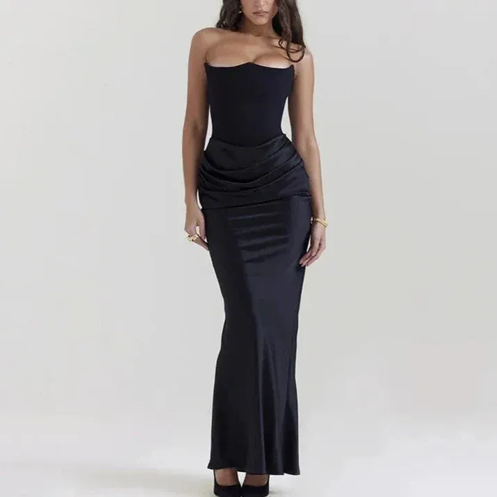 ARIELLE | SATIN DRESS