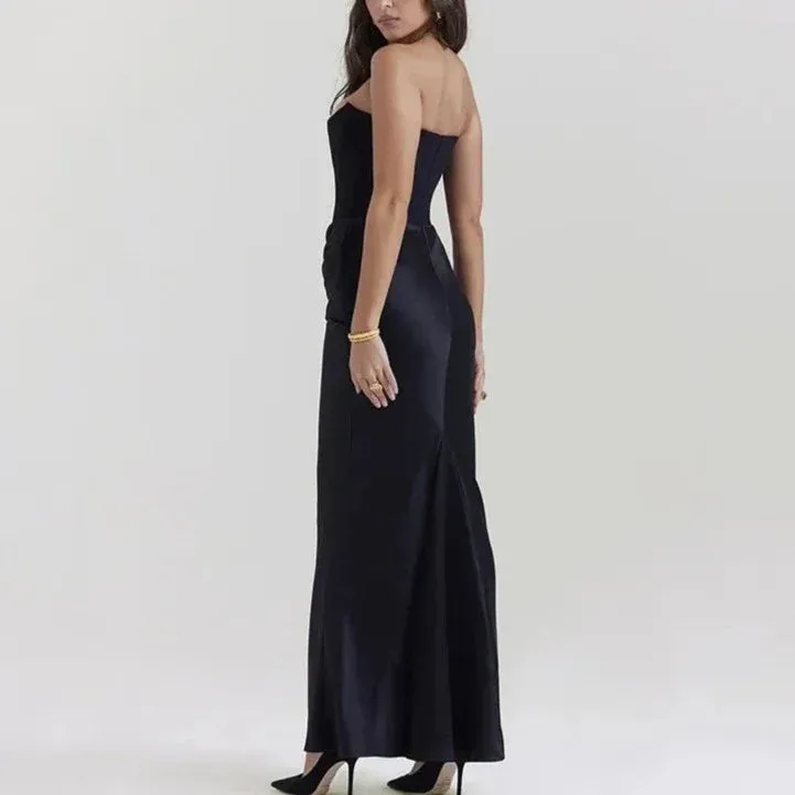 ARIELLE | SATIN DRESS