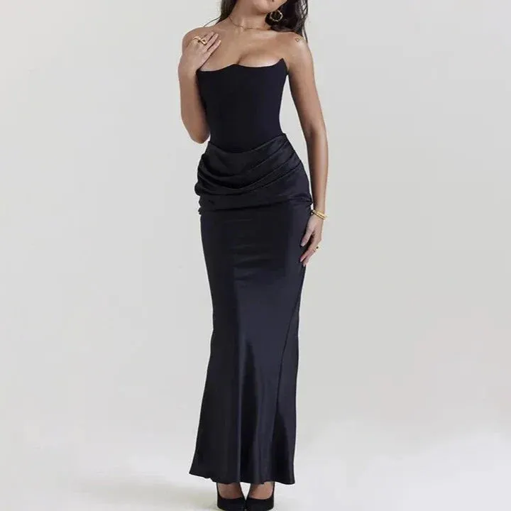 ARIELLE | SATIN DRESS