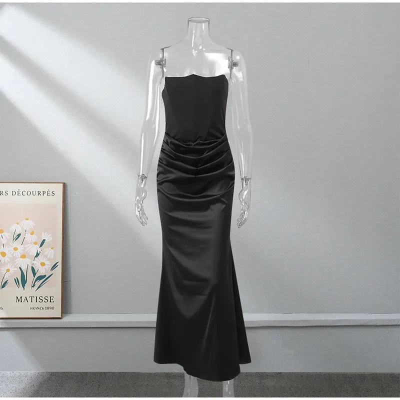 ARIELLE | SATIN DRESS