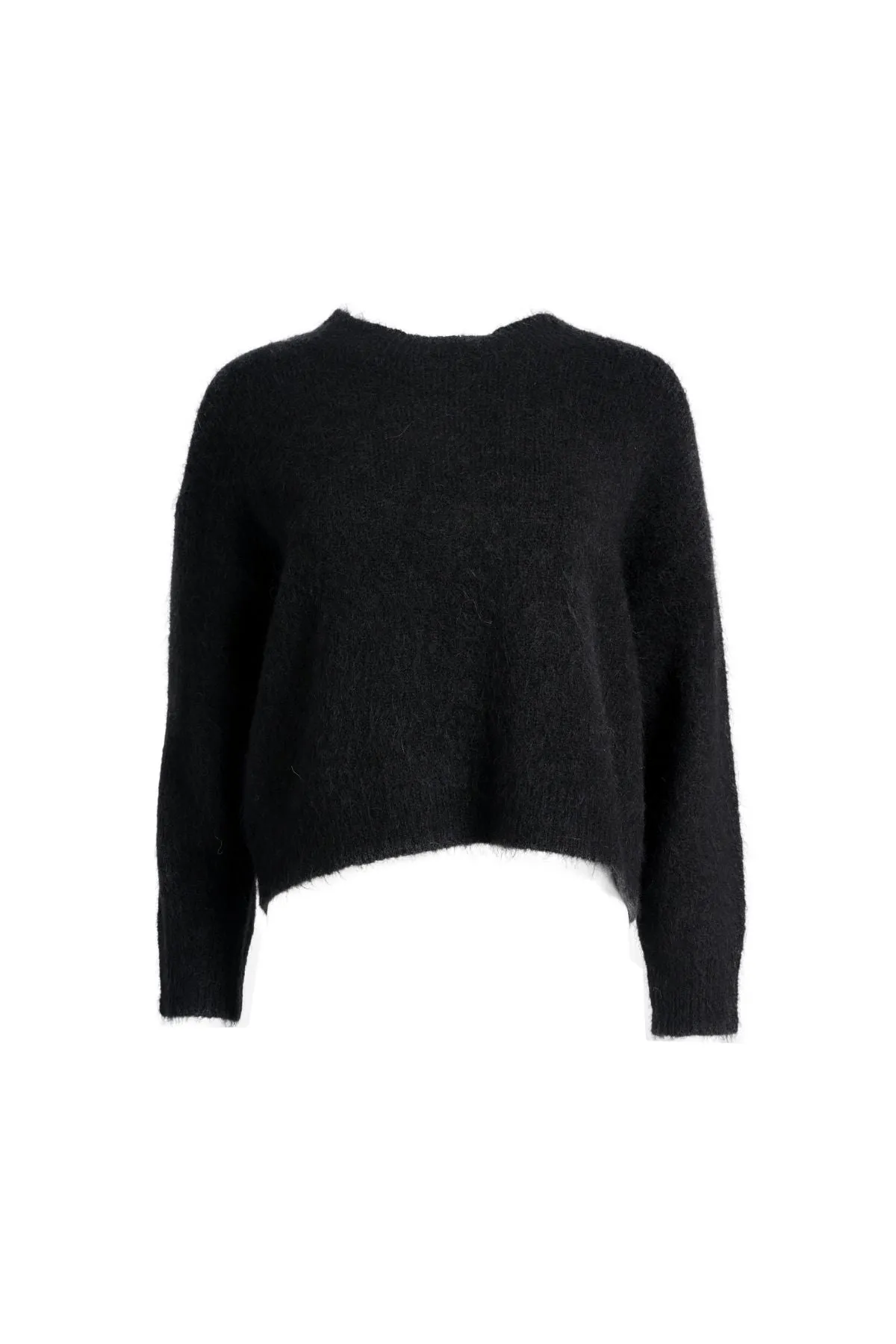 Aspen Knit Sweater Black in Alpaca