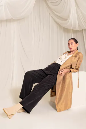 Aurous Zari Trench Jacket