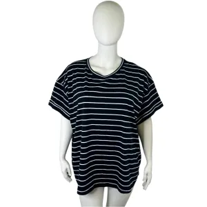 Avella Striped Short Sleeve Tee - Size 24