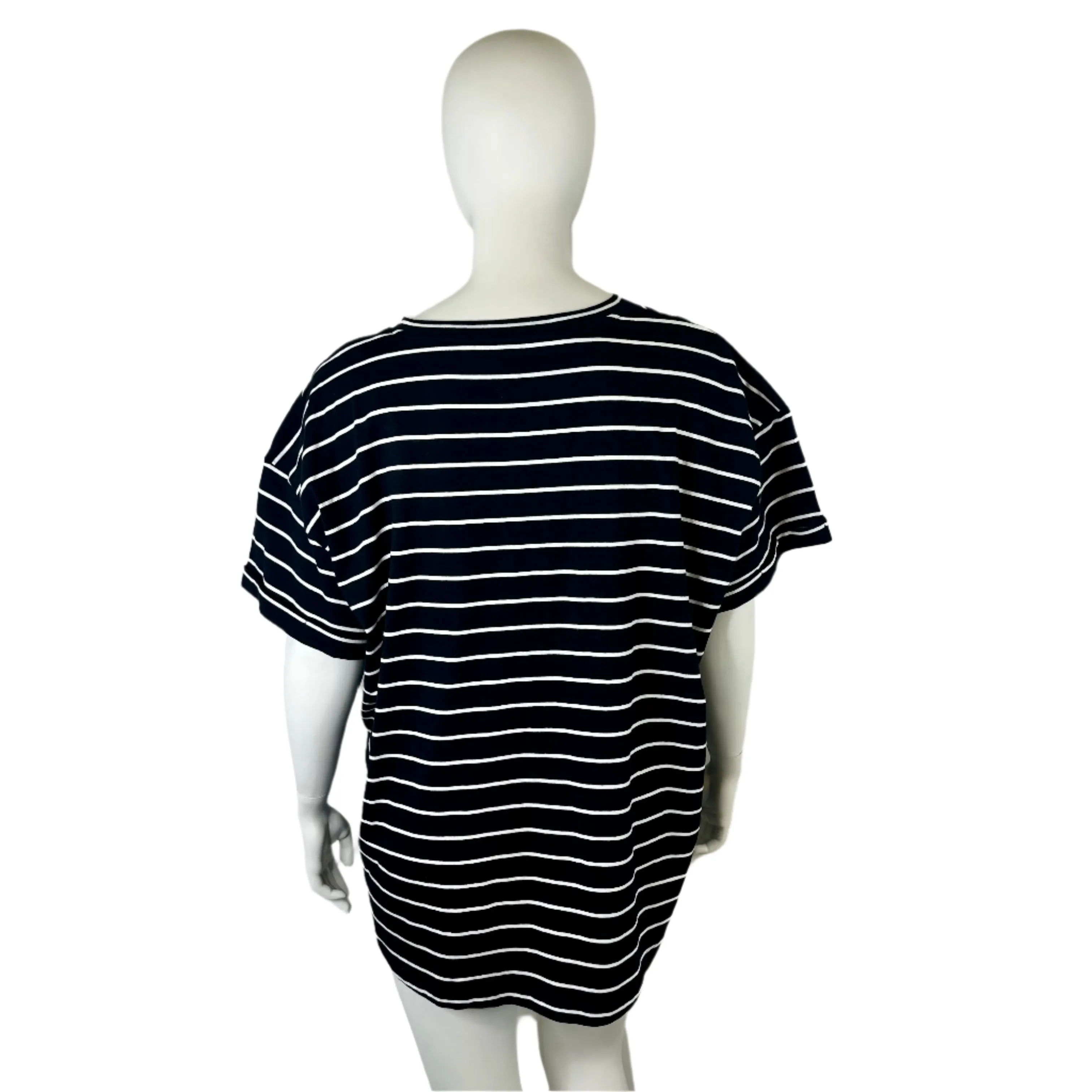 Avella Striped Short Sleeve Tee - Size 24