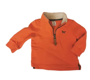 BABY BOY SIZE 12 MONTHS - CARTER'S, Half-zip Pullover Sweater VGUC B30