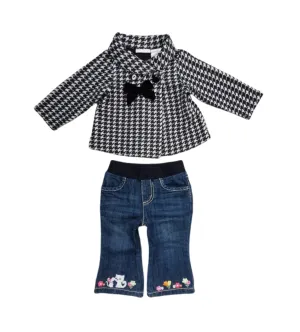 BABY GIRL SIZE 9/12 MONTHS - GYMBOREE / FIRST IMPRESSIONS, 2 Piece Mix N Match Outfit EUC B25
