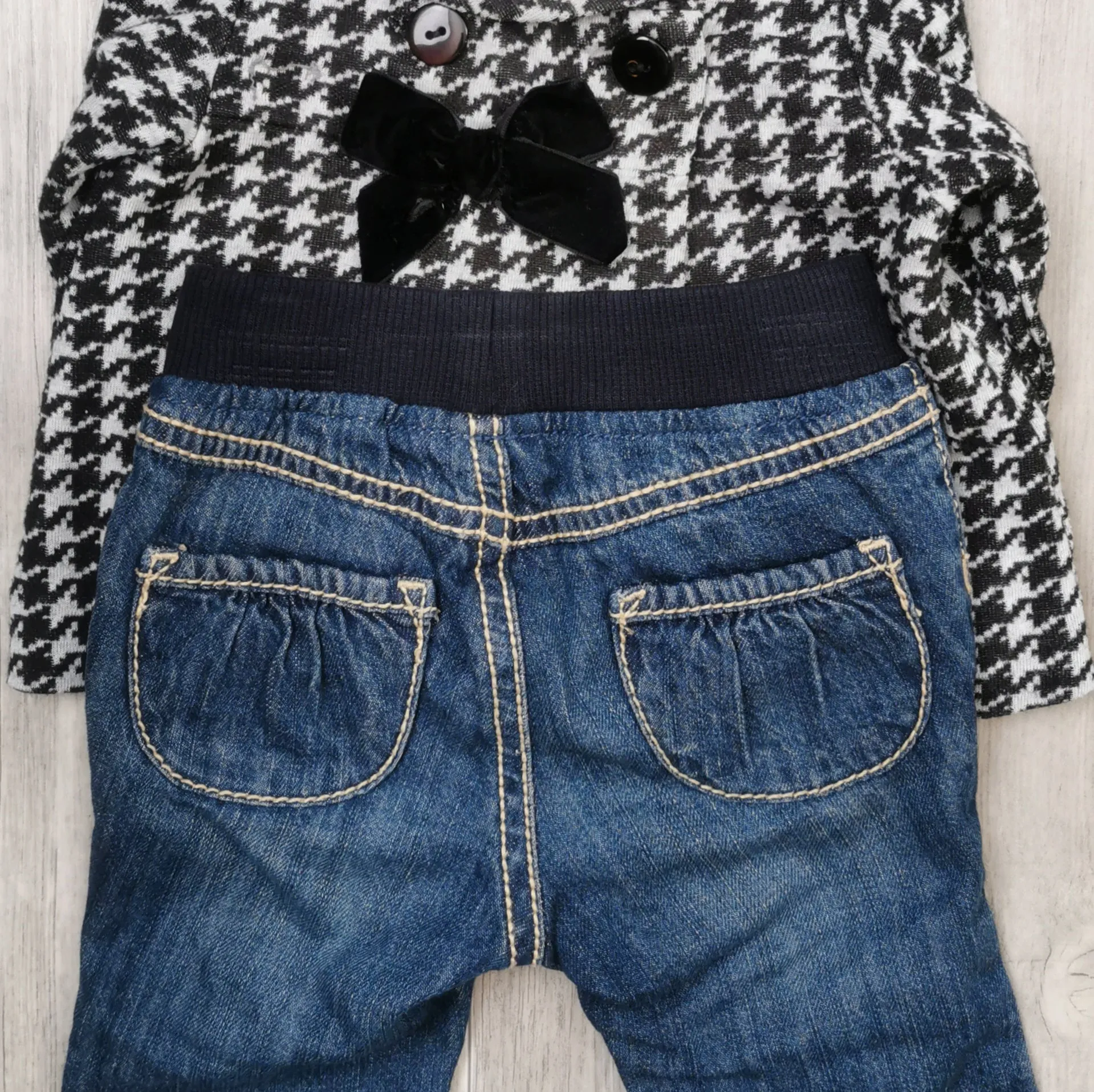 BABY GIRL SIZE 9/12 MONTHS - GYMBOREE / FIRST IMPRESSIONS, 2 Piece Mix N Match Outfit EUC B25