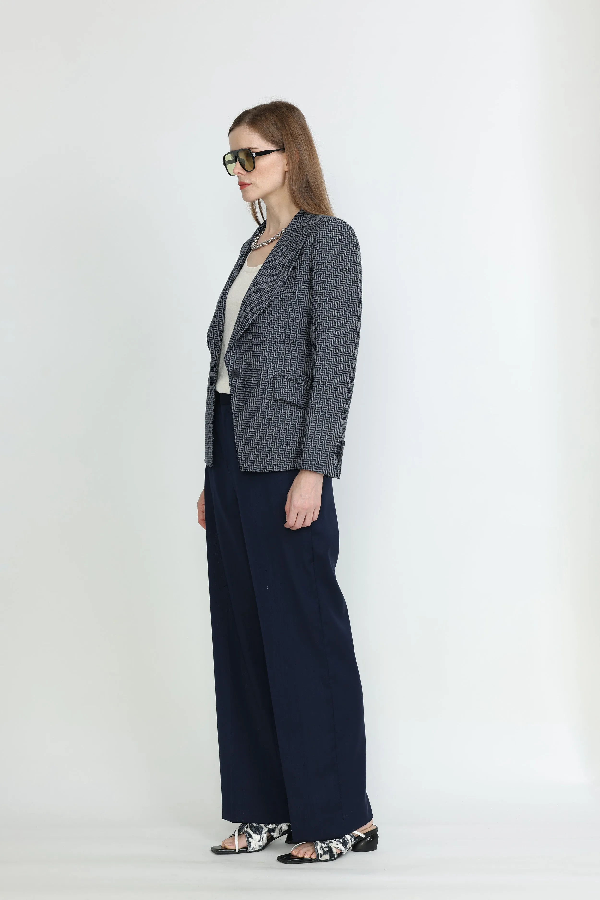 Balerna Jacket - Single breasted jacket in navy