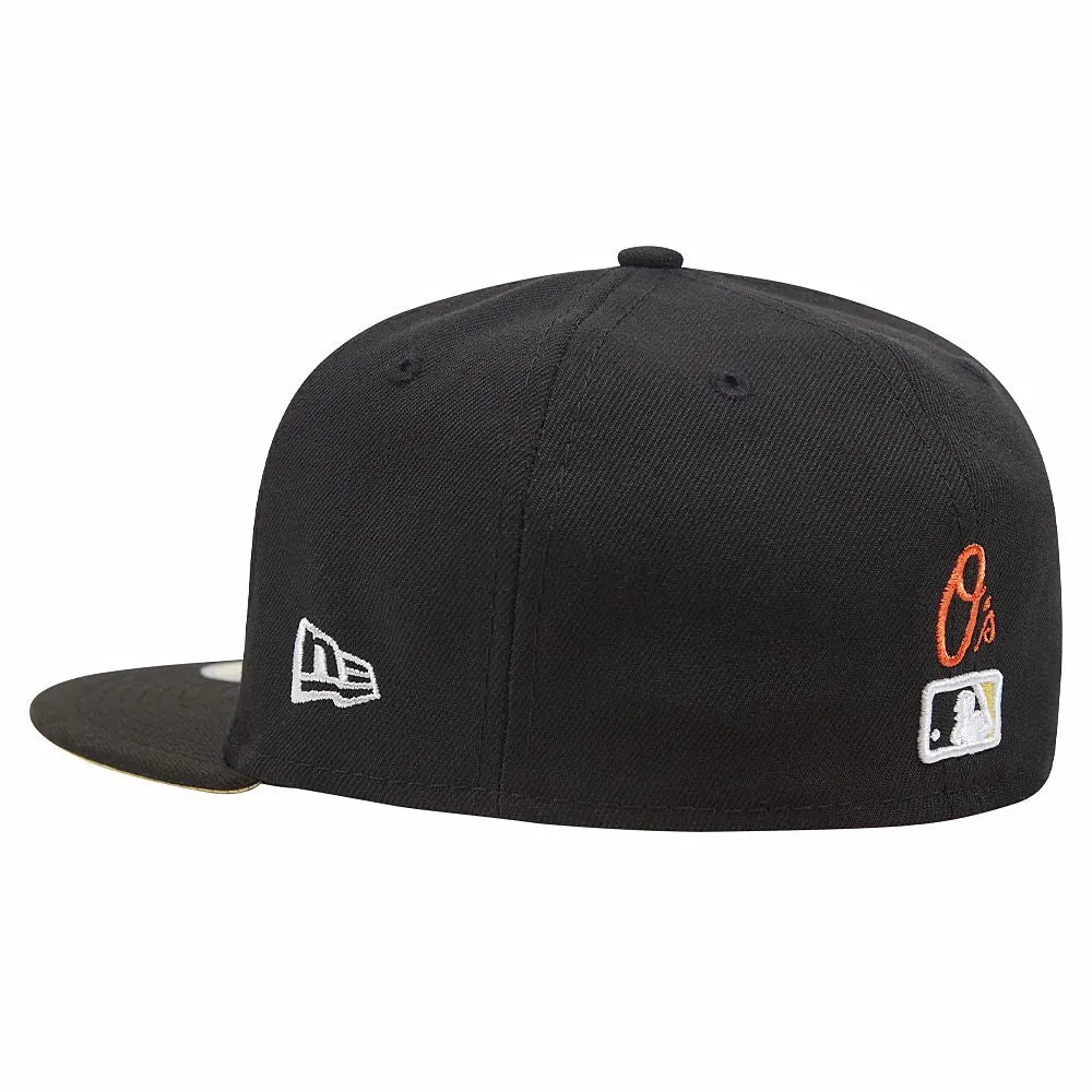 Baltimore Orioles Bloom Fitted - Black