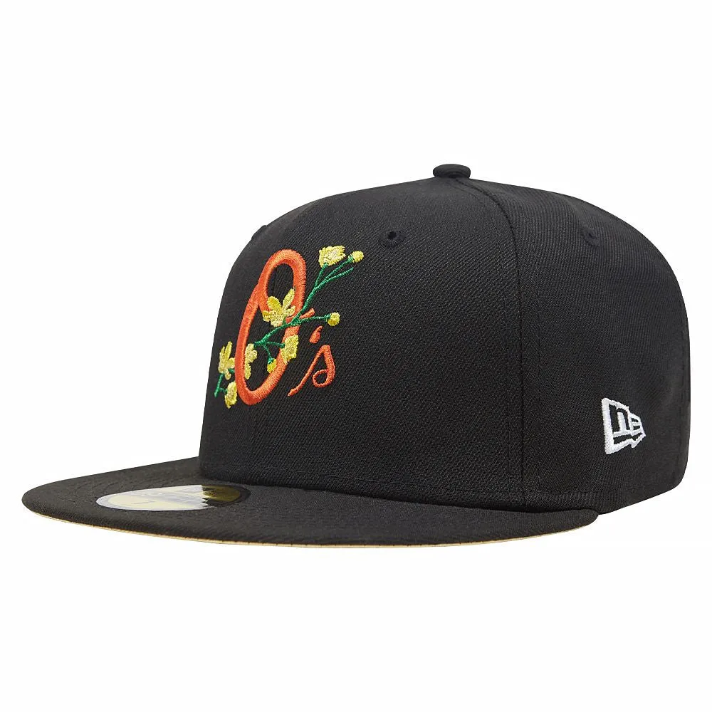 Baltimore Orioles Bloom Fitted - Black