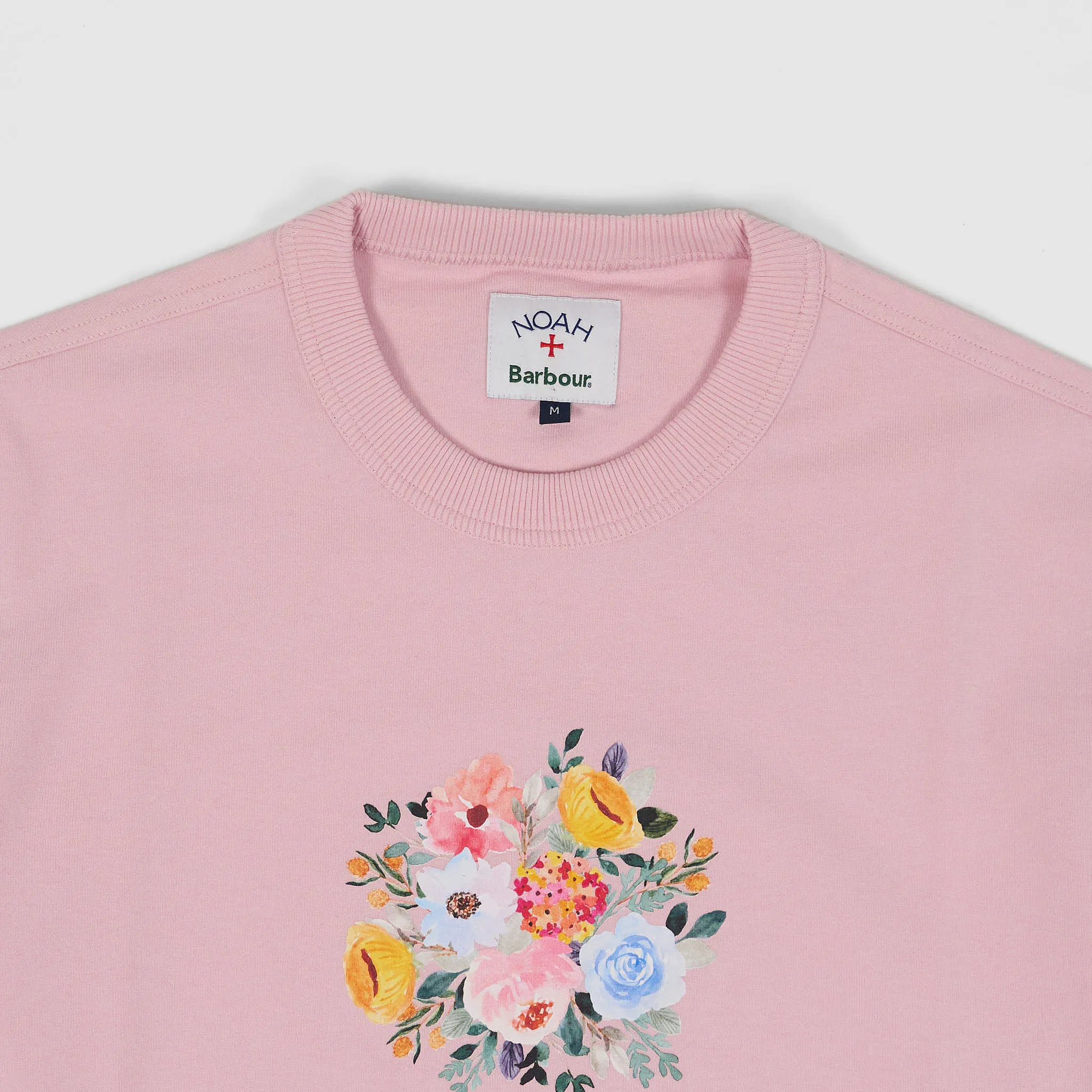 Barbour x Noah Floral Heavy Weight Crew Neck T-Shirt