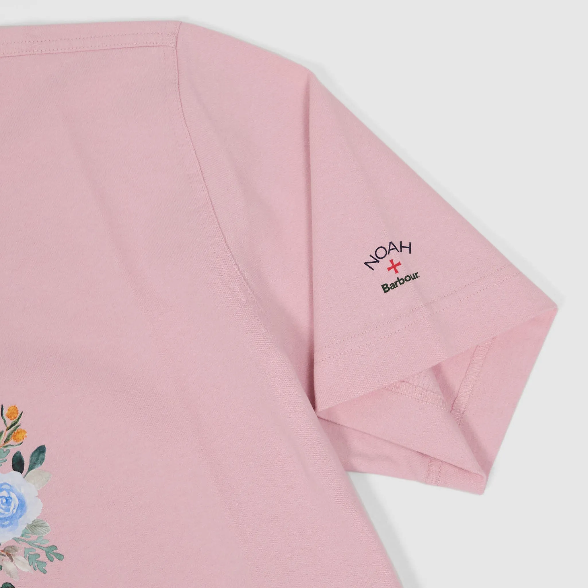 Barbour x Noah Floral Heavy Weight Crew Neck T-Shirt