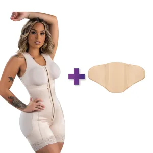 BBL & Lipo | Stage 2 Faja Post-Op Shapewear | With Bra   Ab Board Mini