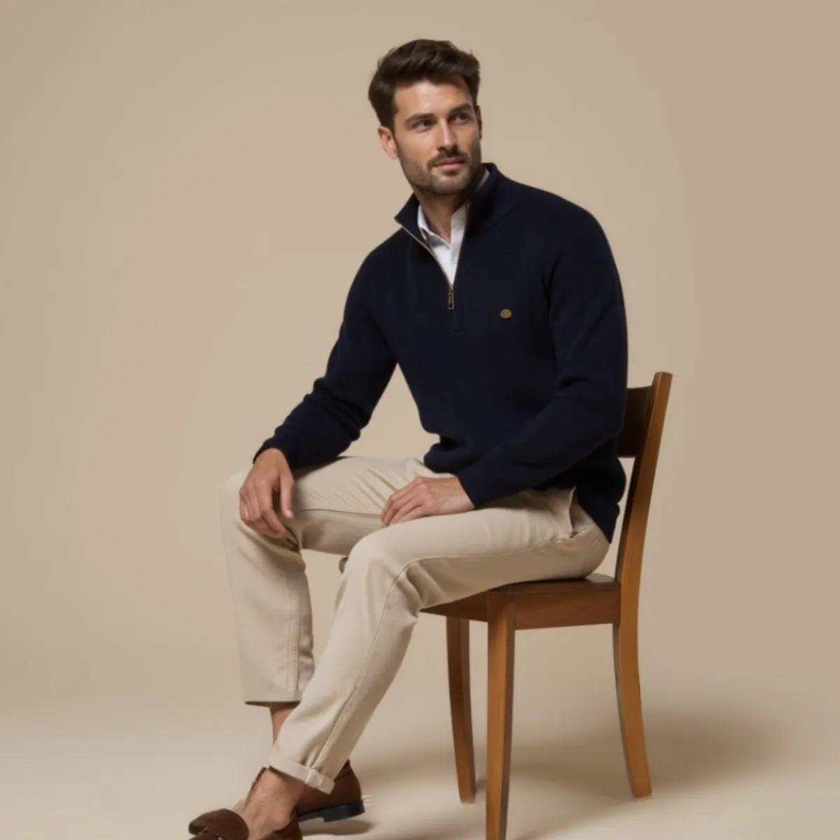 BelleYork | Zip-Up Sweater