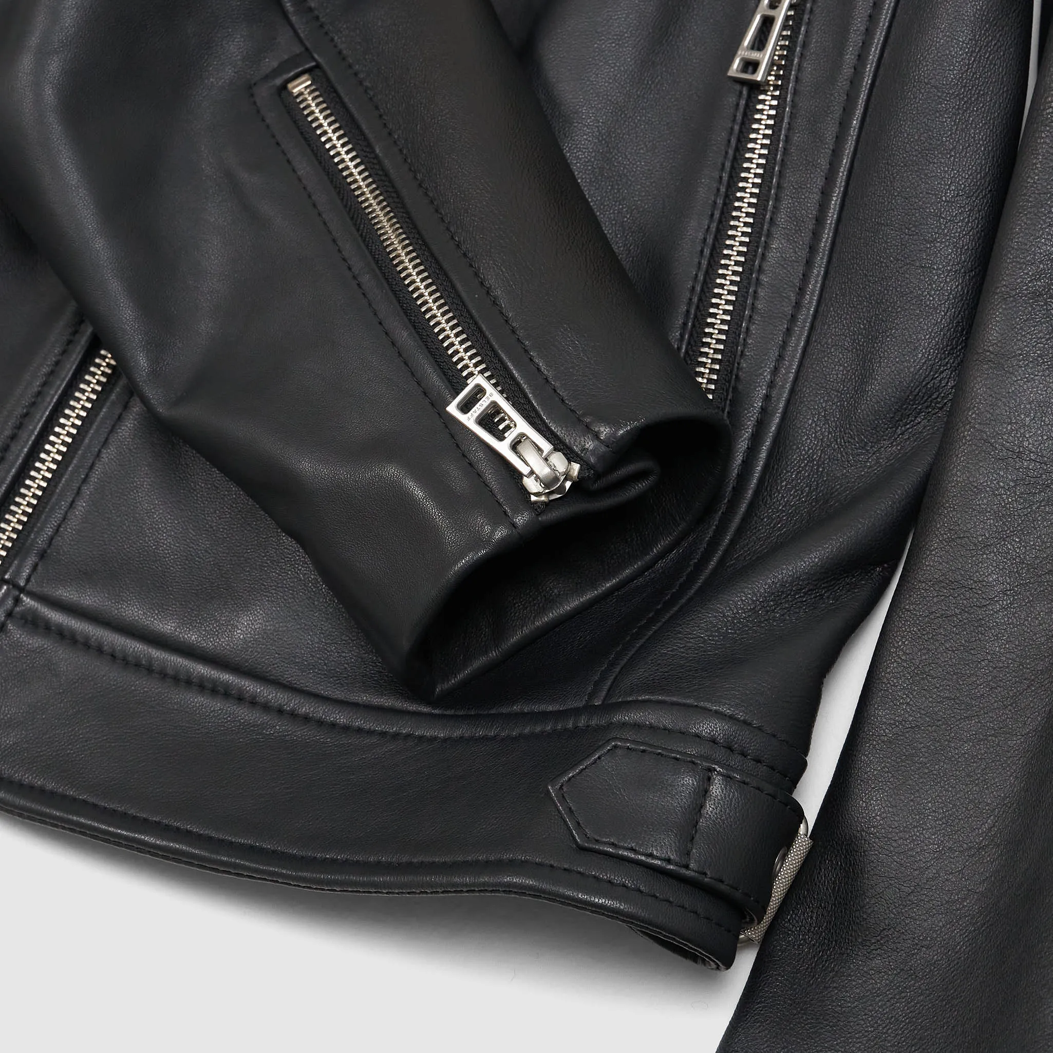 Belstaff Ladies Mollison Cafe Racer Leather Jacket