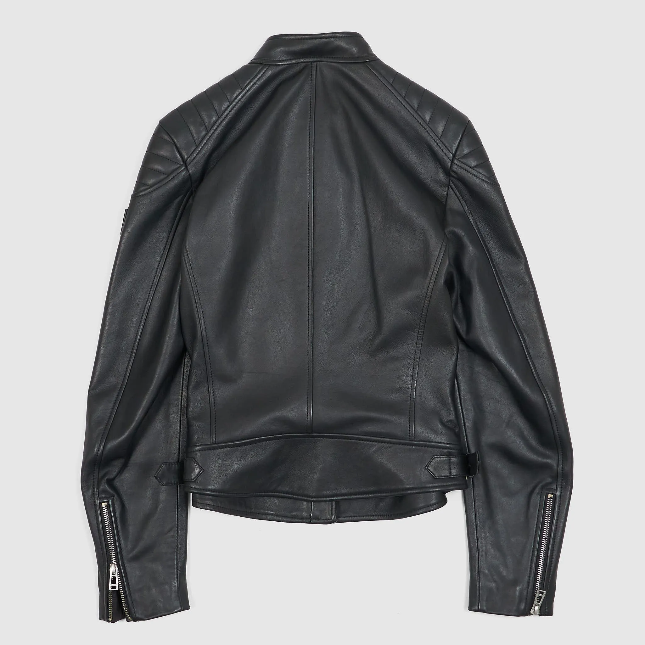 Belstaff Ladies Mollison Cafe Racer Leather Jacket
