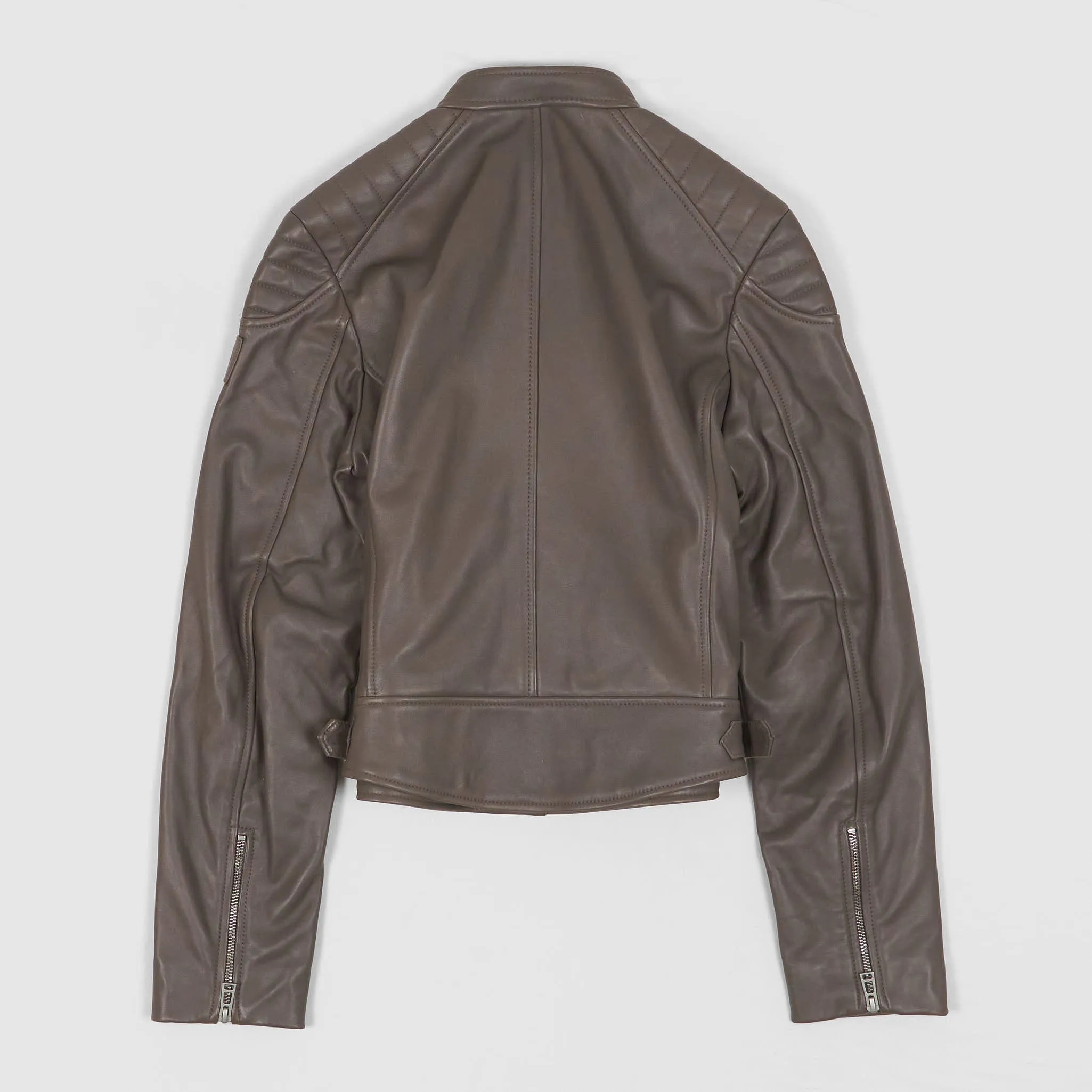 Belstaff Ladies Mollison Cafe Racer Leather Jacket