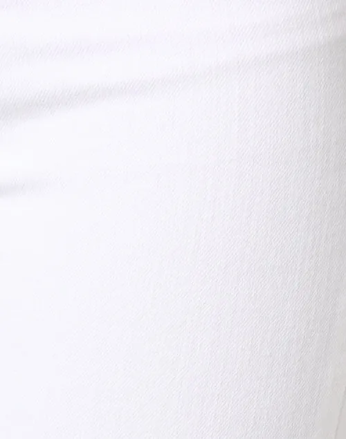 Beverly White High Rise Flare Stretch Jean
