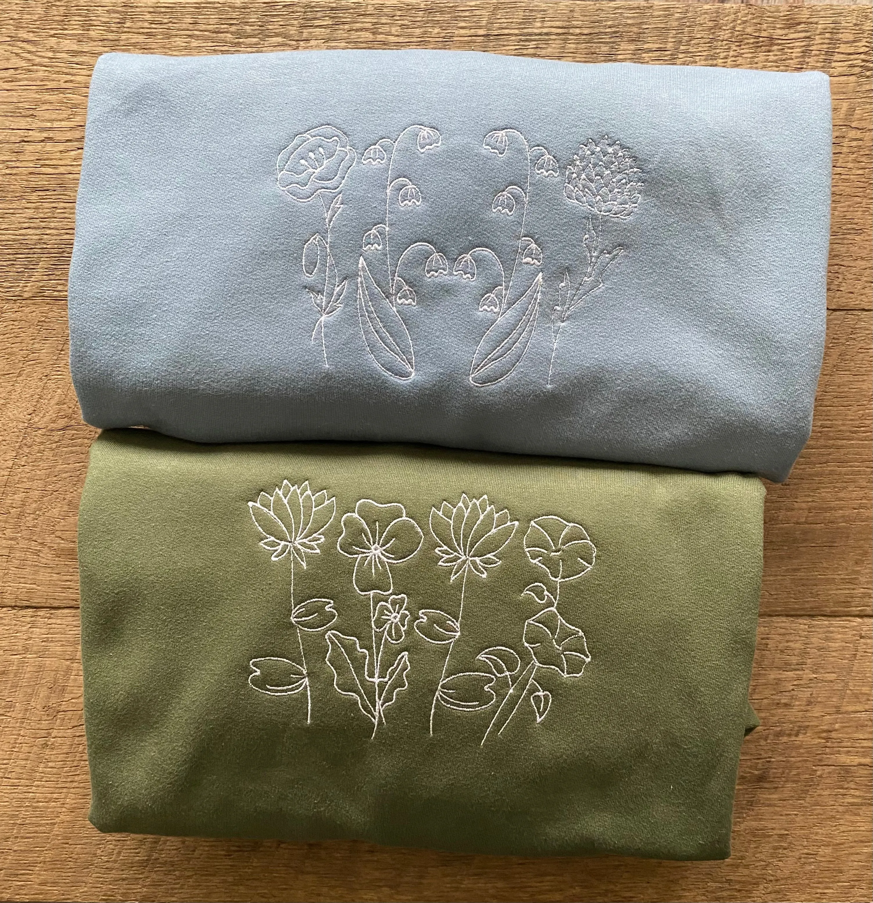 Birth Flower Sweaters