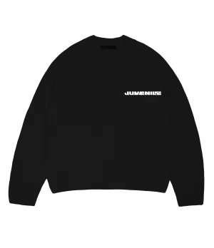 Black Juvenile Logo Knit Sweater