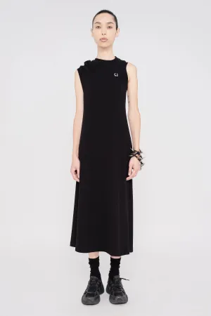 BLACK PIERCED DRESS