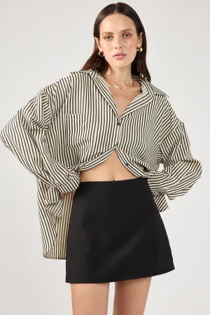 Black Stripe Long Sleeve Shirt