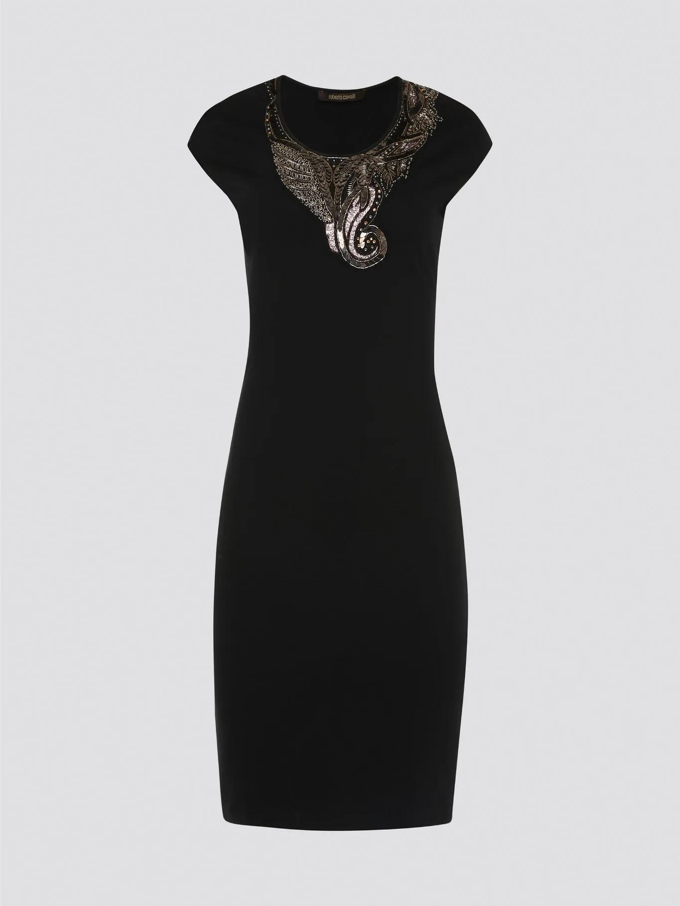 Black Studded Bodycon Dress