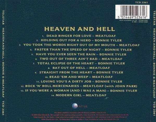 Bonnie*   Meatloaf*: Heaven And Hell (CD, Album, Comp)