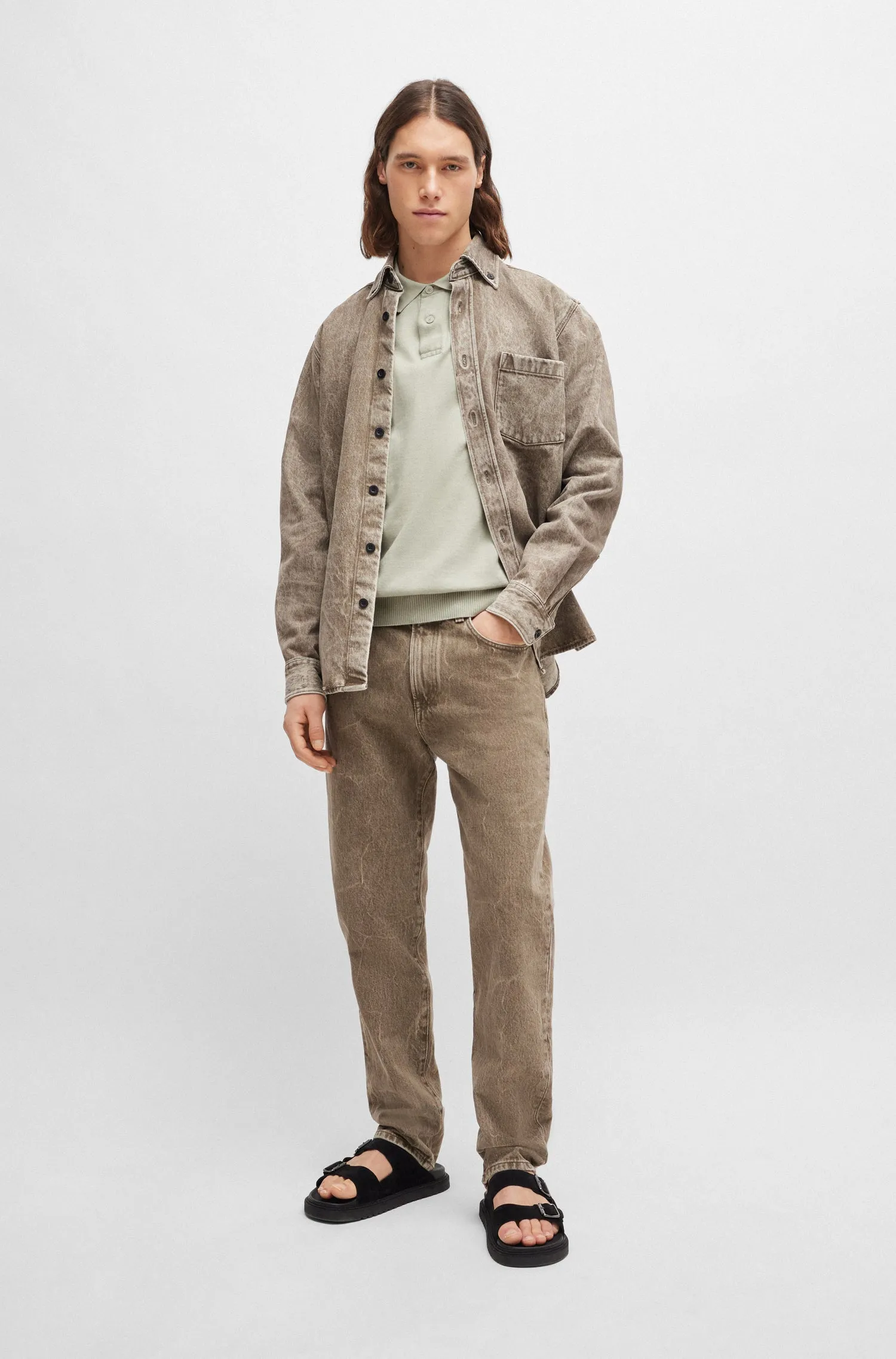 BOSS Sweaters Regular Fit in Cotton Mix - ASAC_P 10259532 01-50514223