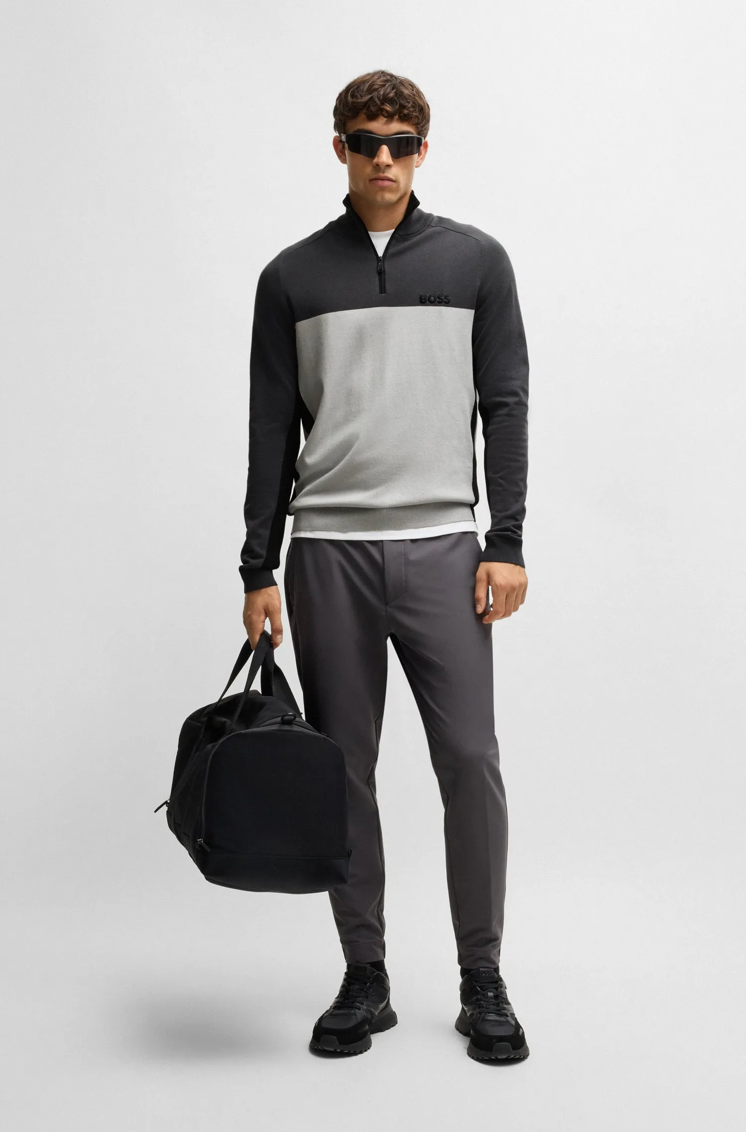 BOSS Sweaters Regular Fit in Cotton Mix - K_HYDRO-X_1 10266407 01-50528740
