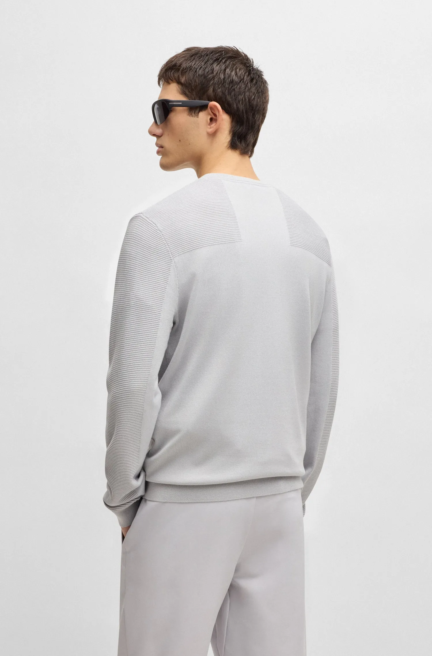 BOSS Sweaters Regular Fit in Polyester Mix - MOMENTUM-X_CN 10252232 01-50498559